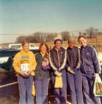 Linda with UCLA after winning  XC Nationals 